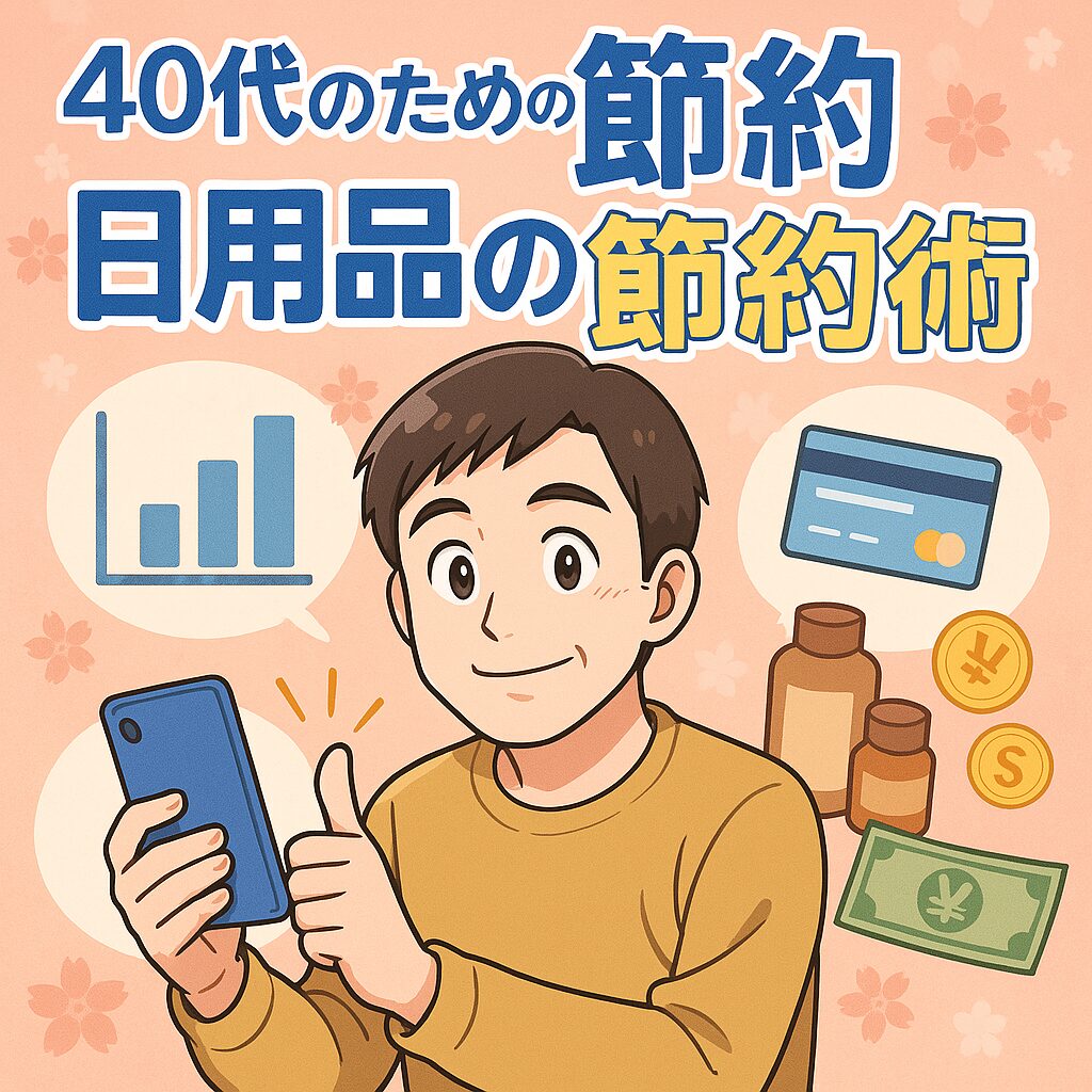 40代のための節約 日用品の節約術